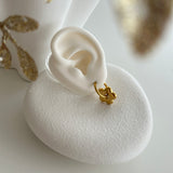 FLEUR CHUNCKY ~ BOUCLES D'OREILLES 