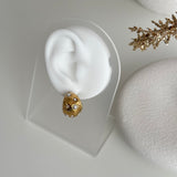 CROISSANT PERLE ~ BOUCLES D'OREILLES 