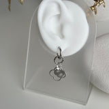 BOUCLES D'OREILLES LAURA ARGENT ~ 