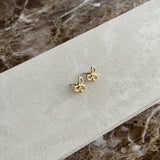 GOLDEN BOW  ~ EARRINGS